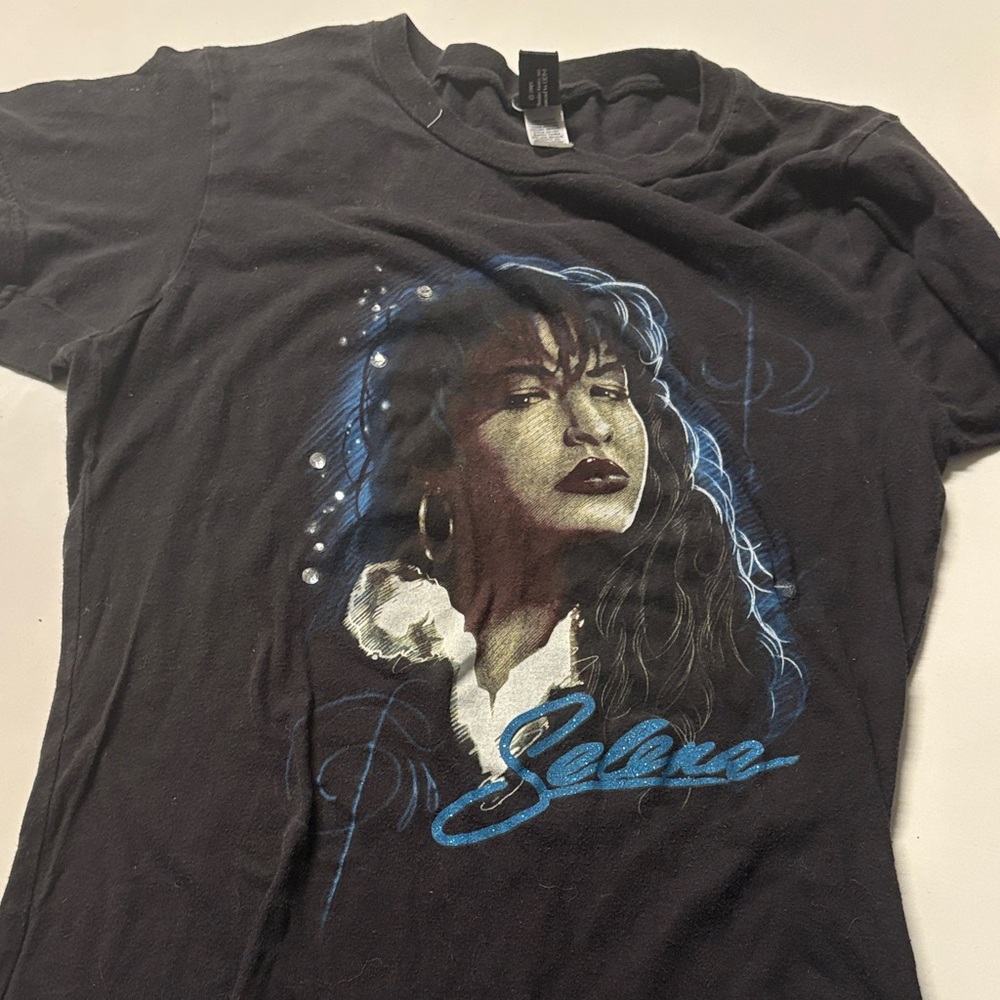 Y2K Selena rhinstone tee